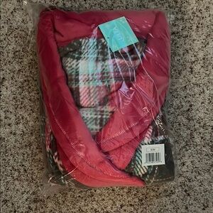 Ulta Beauty Red and Plaid Cape